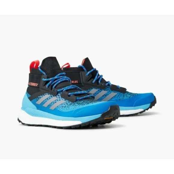Adidas Terrex Free Hiker Primeblue Boost Blue Men\'s/Women\'s  Hiking Boots NWOB ! main image 4